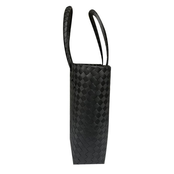 Midnight Black Handicraft Bayong Bag - Picture 2 of 5